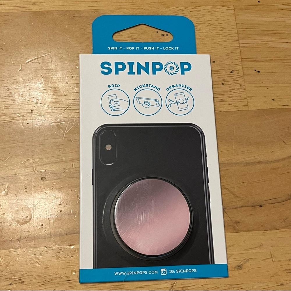 Spinpop Pink Phone Stand NWT